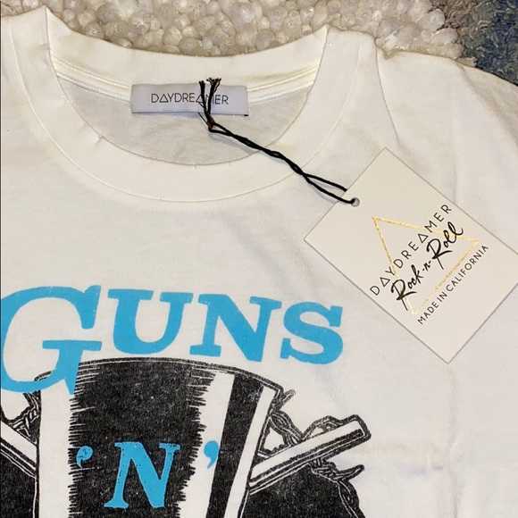 NWT Daydreamer Guns N Roses Deconstructed Tee M - Picture 6 of 9